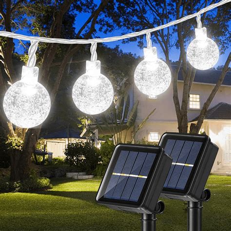2 pack solar string lights|2 Pack Solar String Lights Outdoor, 200 LED Extra.